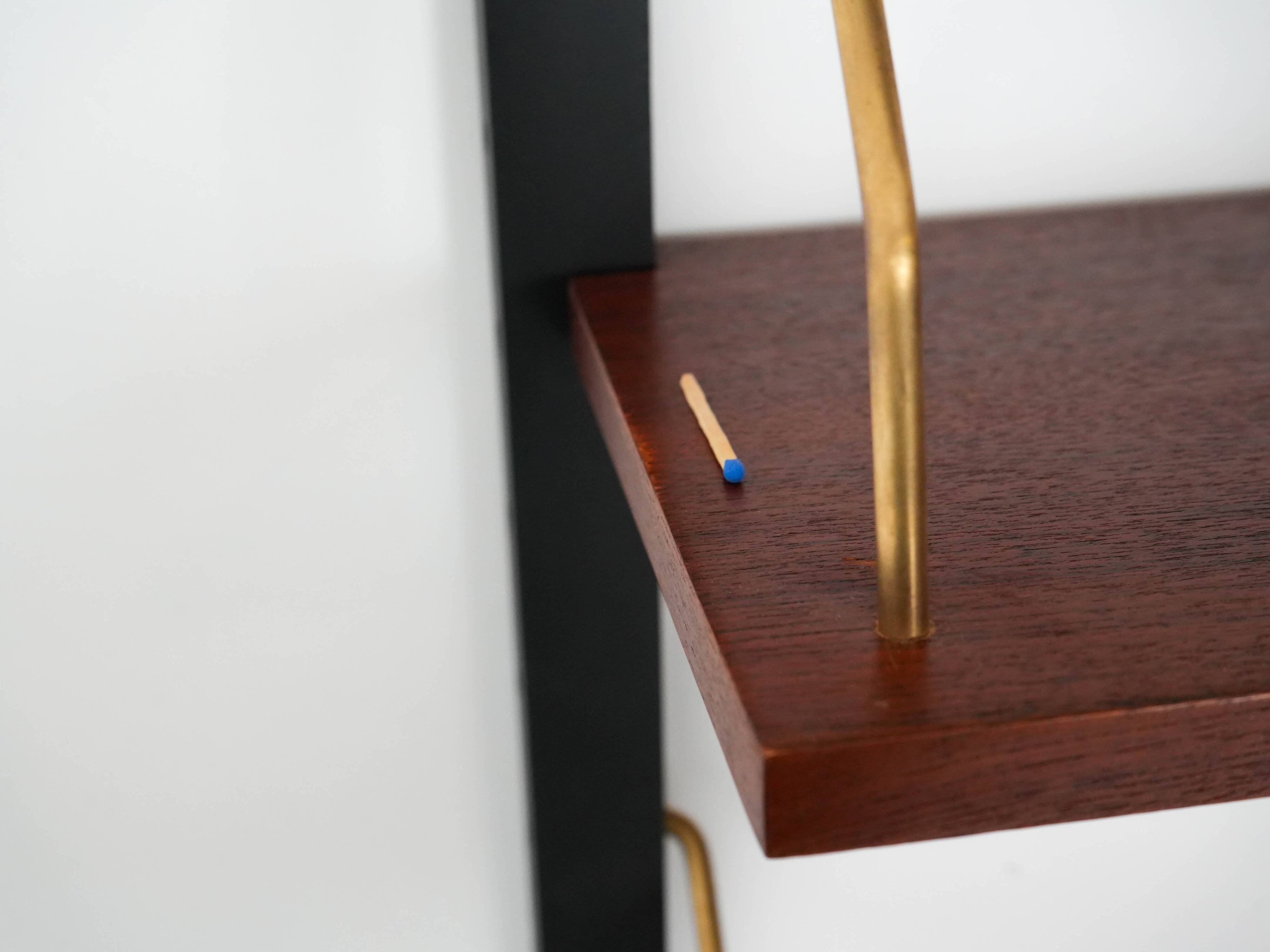 Teak shelving unit, Danish design, 1960s, production: Denmark