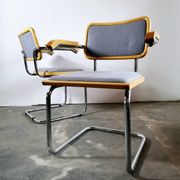 Chaises à accoudoirs des années 1980