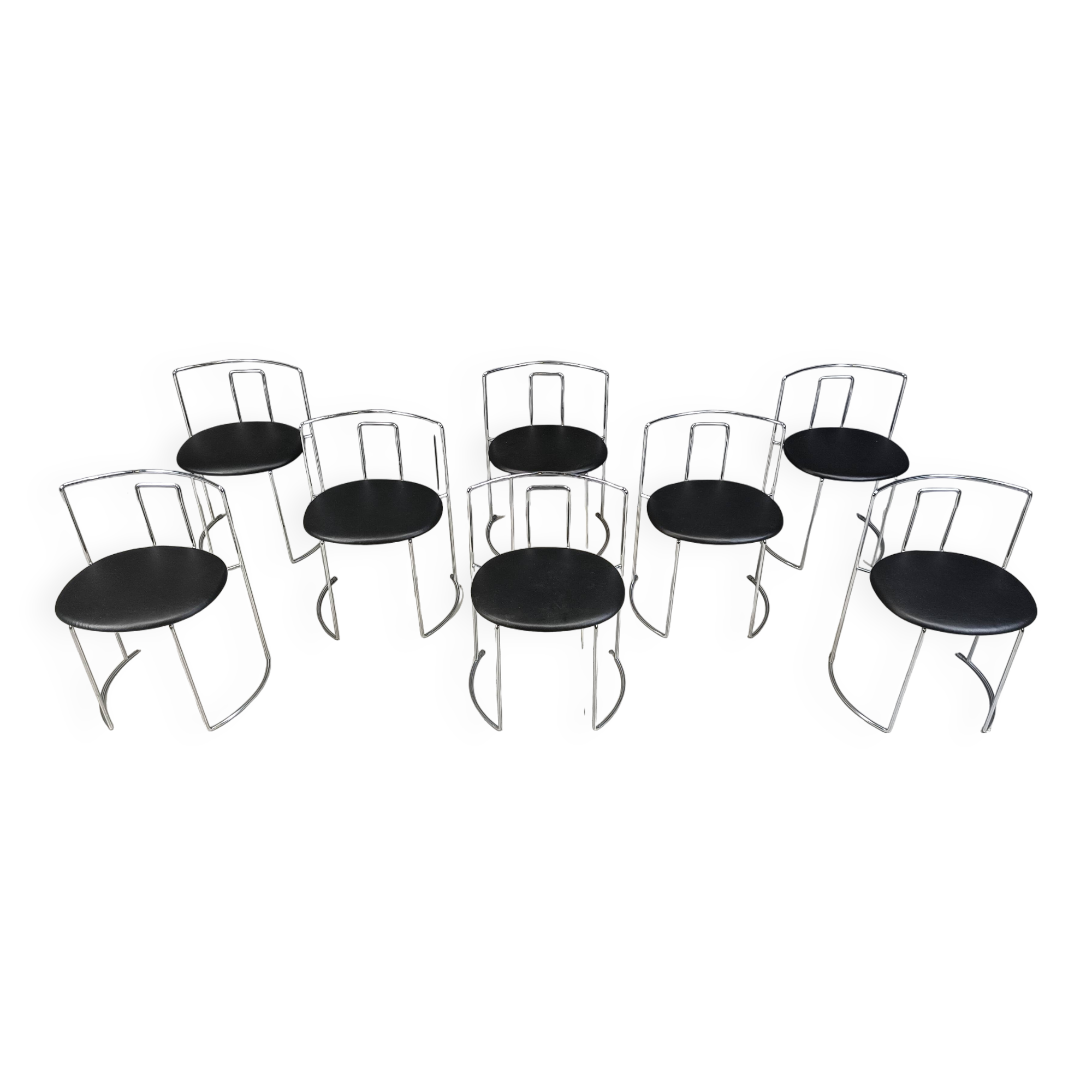 Set of 8 Gaja chairs by Kazuhide Takahama for Studio Simon, 1980s