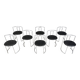 Set of 8 Gaja chairs by Kazuhide Takahama for Studio Simon, 1980s