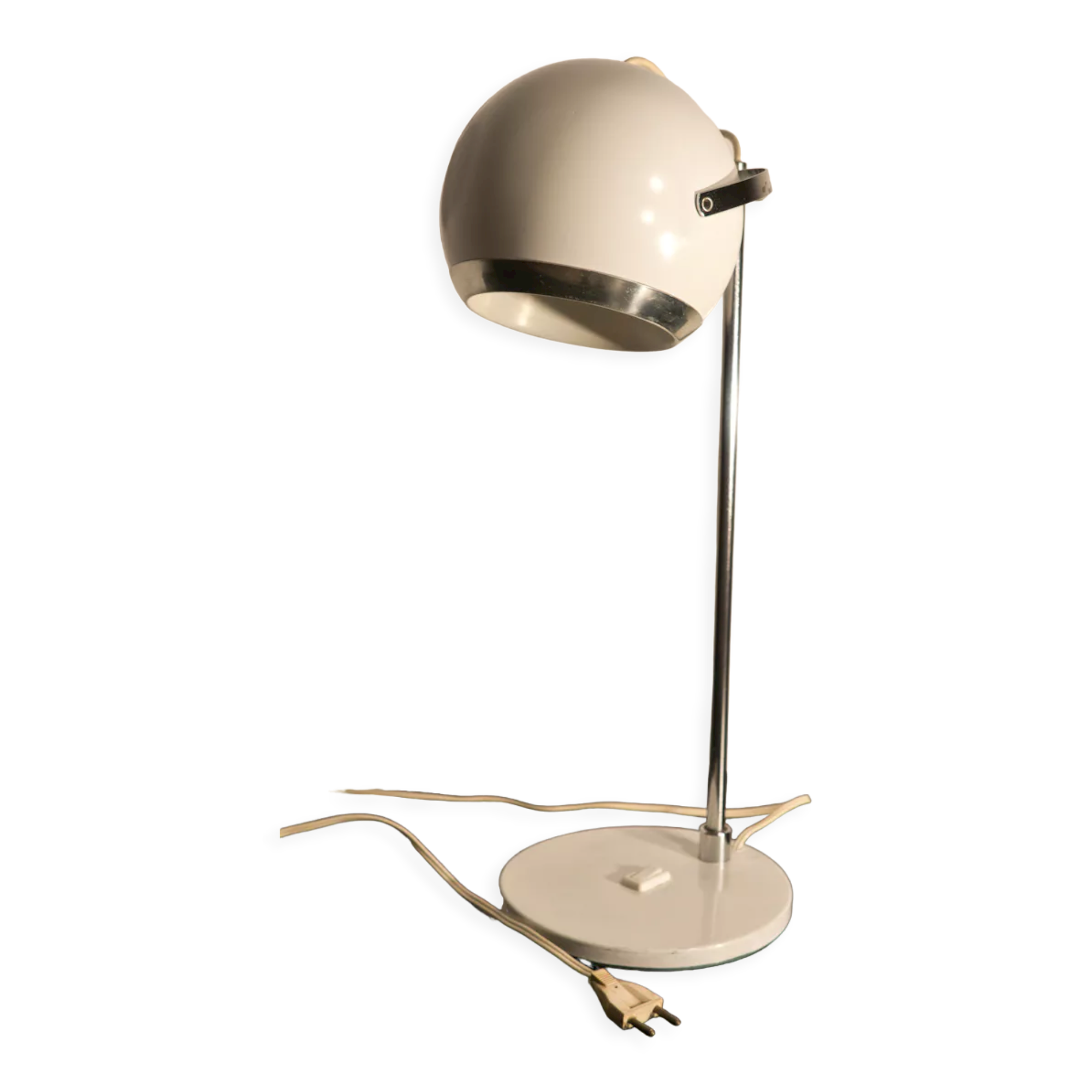 Eyeball lamp Aluminor 1970 45cms