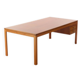 Scandinavian dining table in mahogany stamped Søborg Møbler, Christian Hvidt.