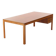 Scandinavian dining table in mahogany stamped Søborg Møbler, Christian Hvidt.