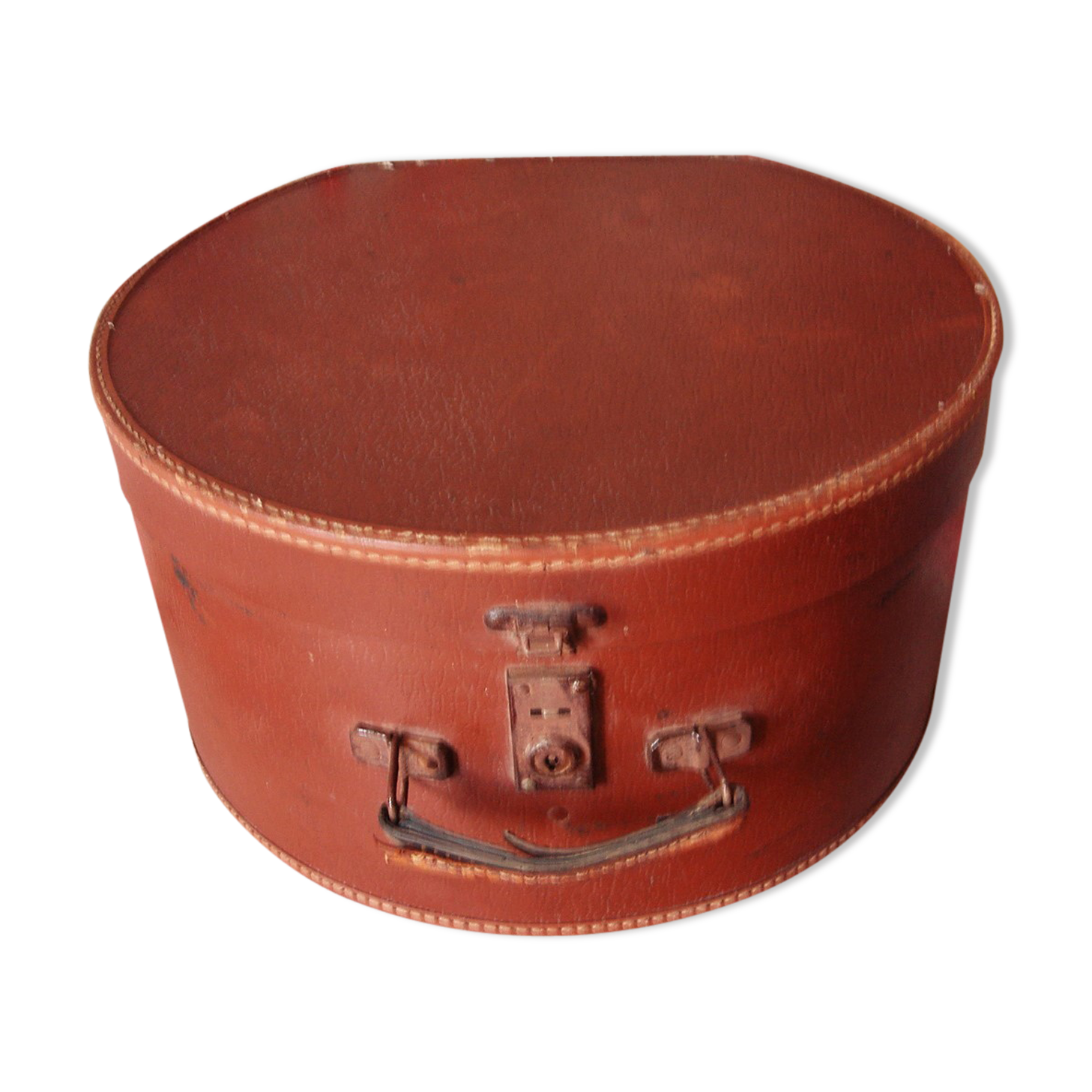 Hat box brown