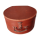 Hat box brown