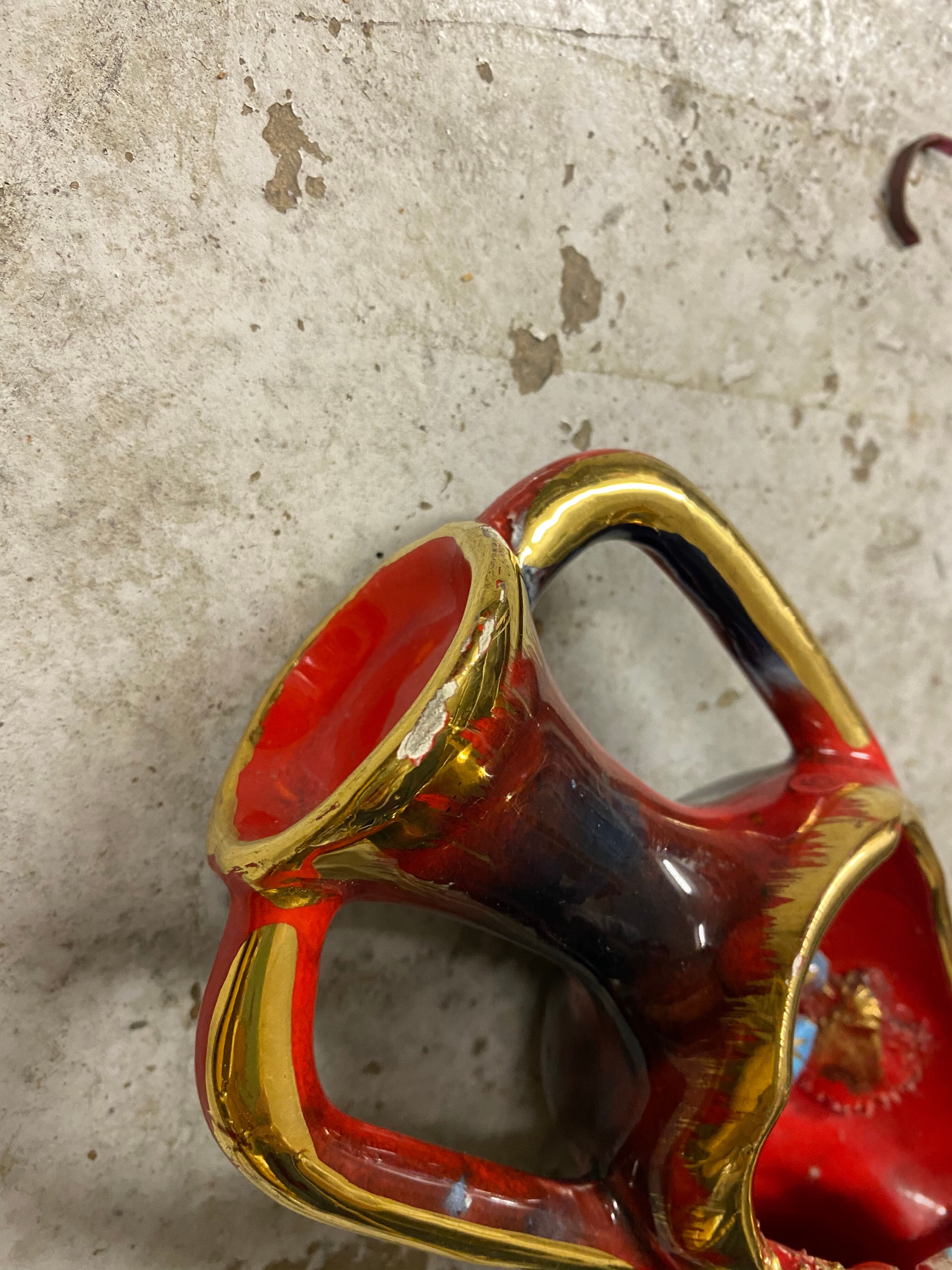 Vallauris ceramic lamp set