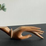 Wooden hand sculpture