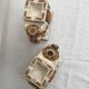Pair of ceramic elephant ashtrays dimensions: height -14cm- width -13.5cm-