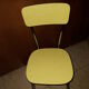 Paire de chaises en formica jaune  vintage