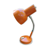 Vintage orange metal bedside lamp from the 60s / 70s