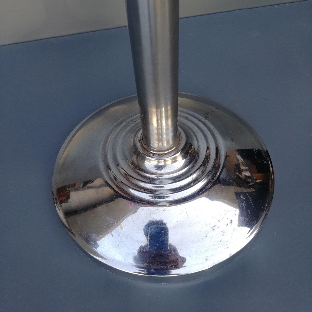 Ashtray on foot chrome 60s