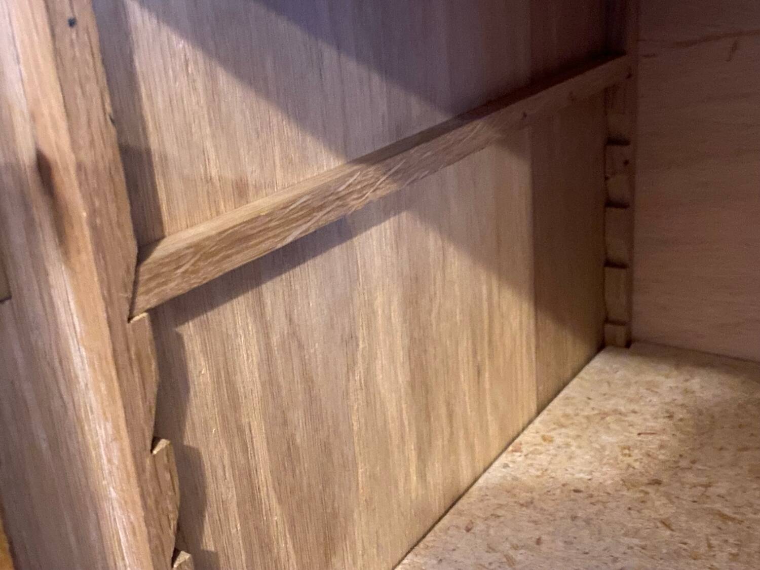 High oak sideboard, 1960s