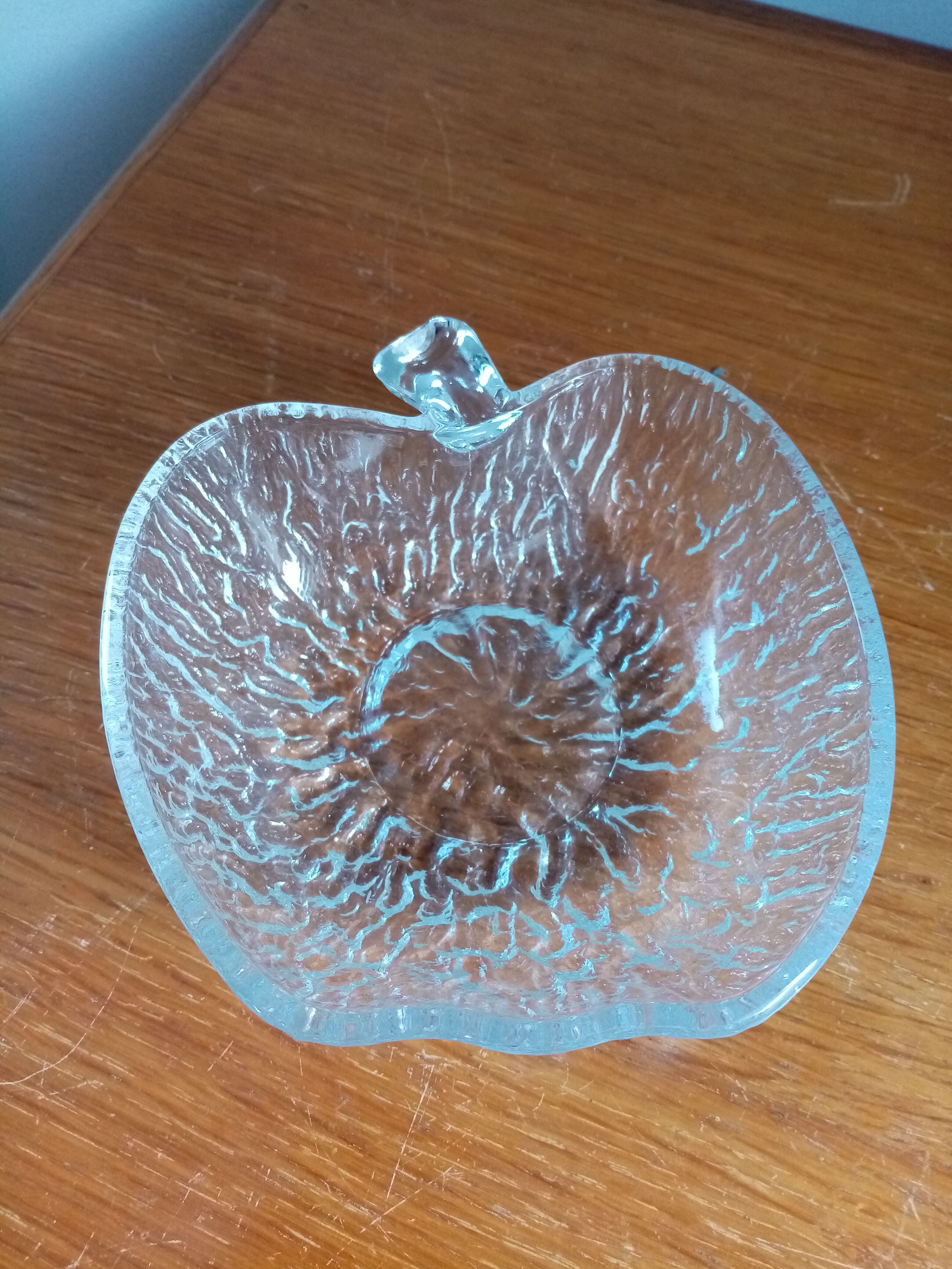 Fruit salad and four apple ramekins