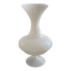 Large white opaline vase
