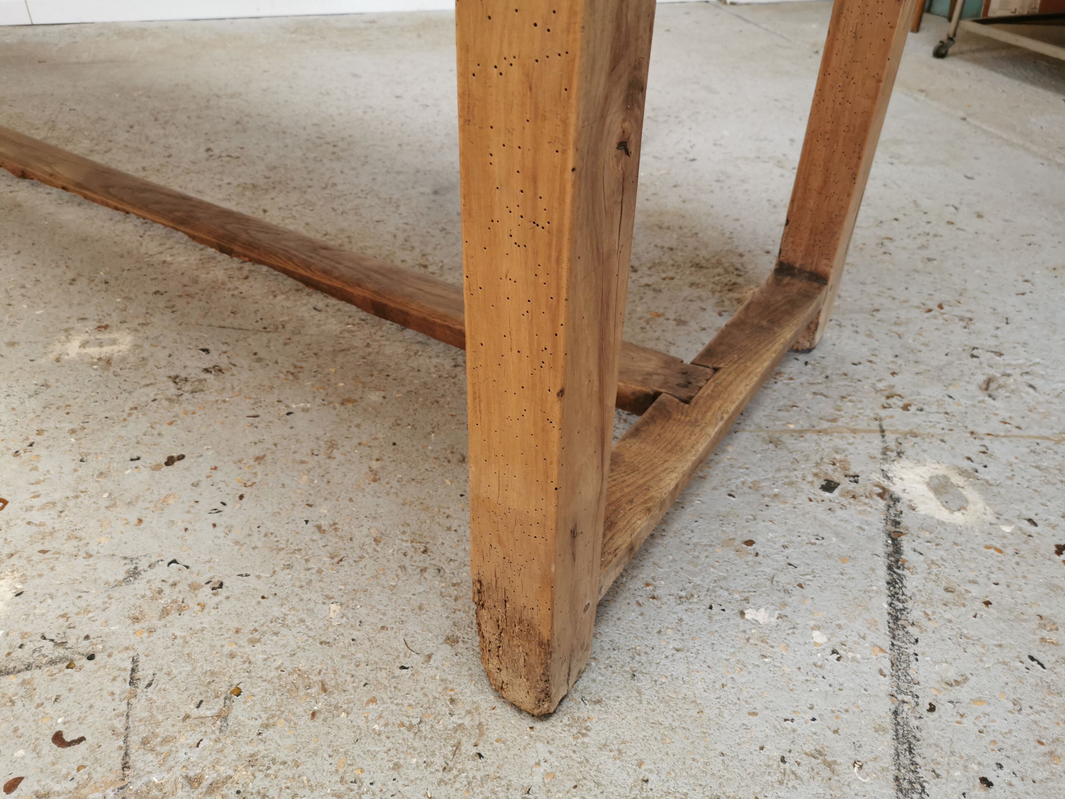 Table de ferme en chêne 260cm