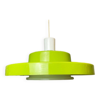 Grande lampe suspendue verte Space Age