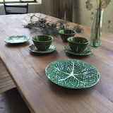 "Cabbage" Bowl and plate set