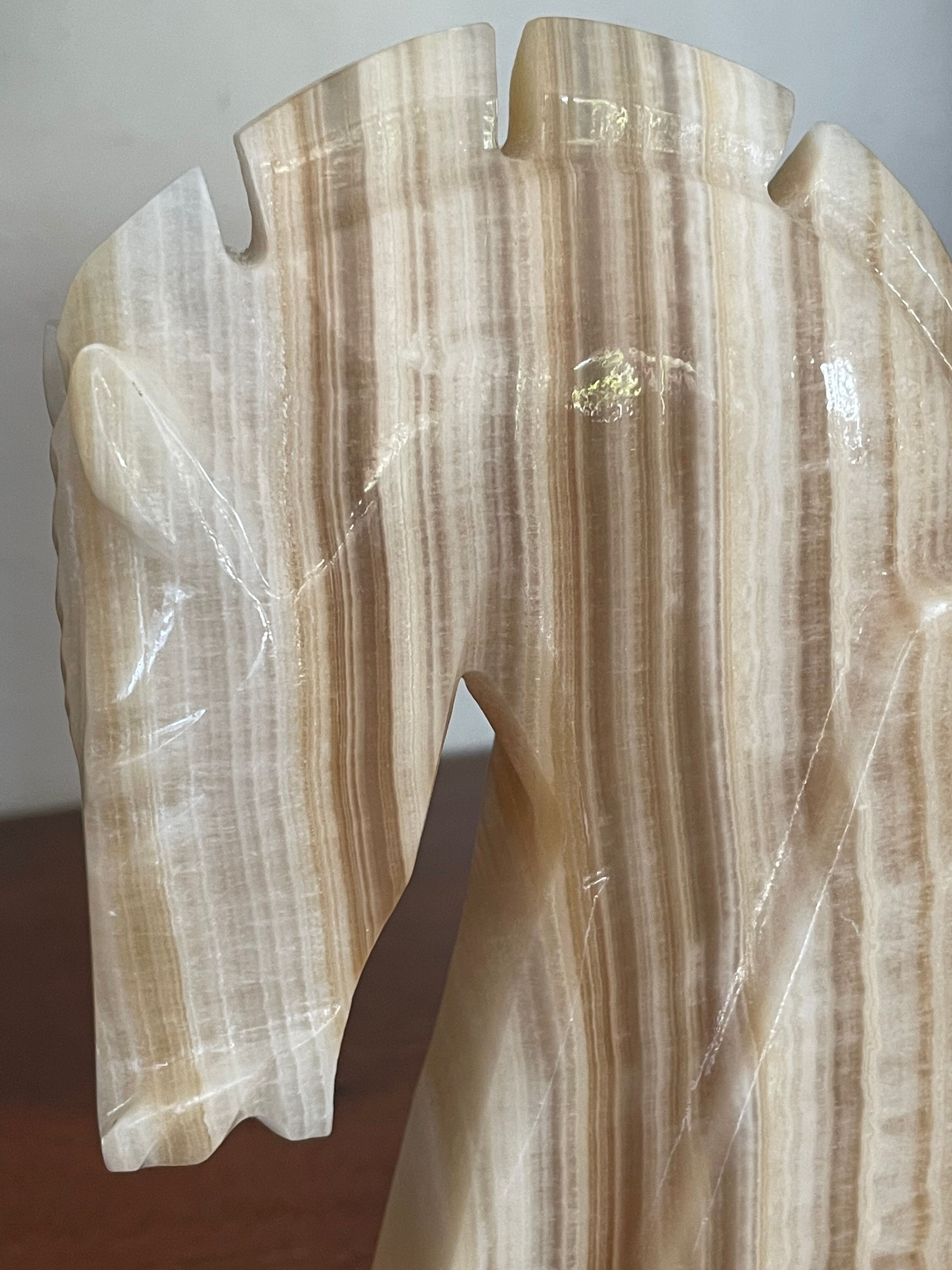 Pair of onyx bookends 19cm