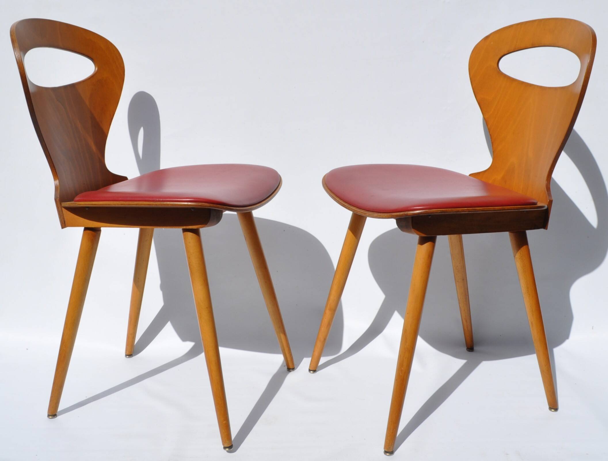 Pair of Baumann Chairs, Ant model - Vintage 1950s