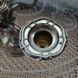 5-headed metal candlestick