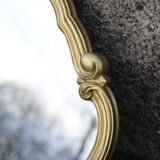 Miroir vintage doré 32x47cm
