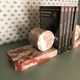 Pair of vintage marble bookends
