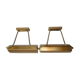 Pair of wall lamps for picture lighting