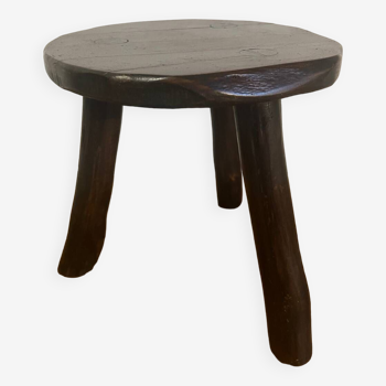 1950s wooden tripod stool