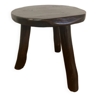 1950s wooden tripod stool