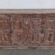 Old wooden sideboard with 4 doors