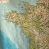 Large map of France 1981
