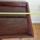 Old Empire period console in mahogany and veneer wood with bowl top