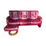 Sofa himmola cuir red with ottoman