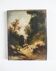 Shepherd with his sheep oil on panel 19th century
