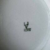 4 plats en porcelaine de Limoges Jules Vieillard XIXème