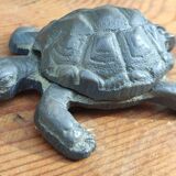 Brass turtle ashtray