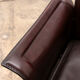 Tito Agnoli for Matteo Grassi leather dining table and six chairs
