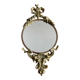Antique small bronze mirror in Louis XIV style