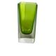Vintage Italian glass vase in green sommerso – Murano style – 14 cm – A