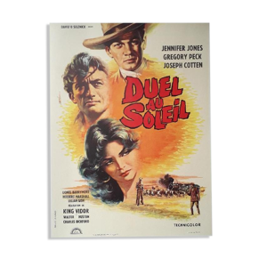 Affiche cinéma Duel au Soleil