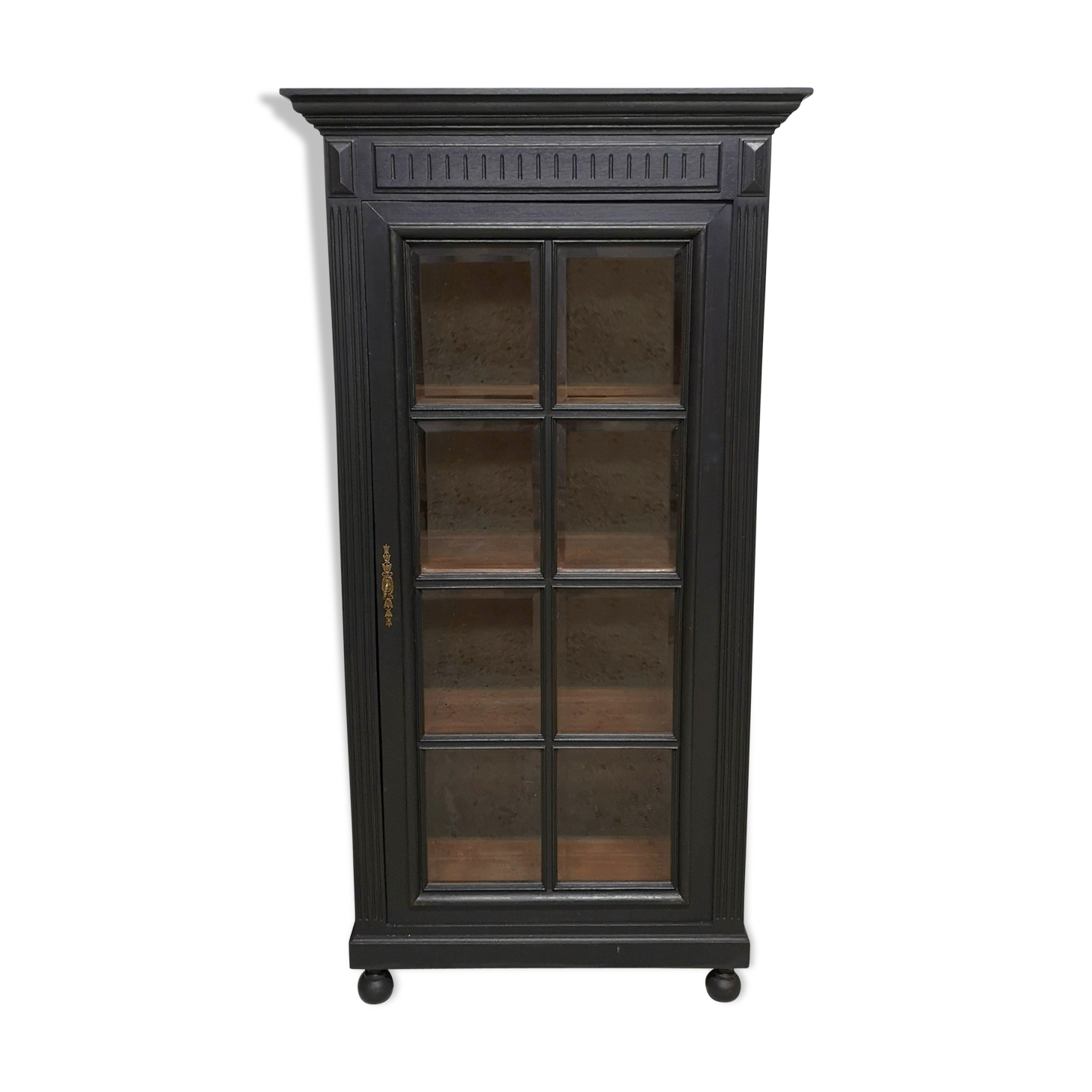 Showcase library patina cabinet of curiosity