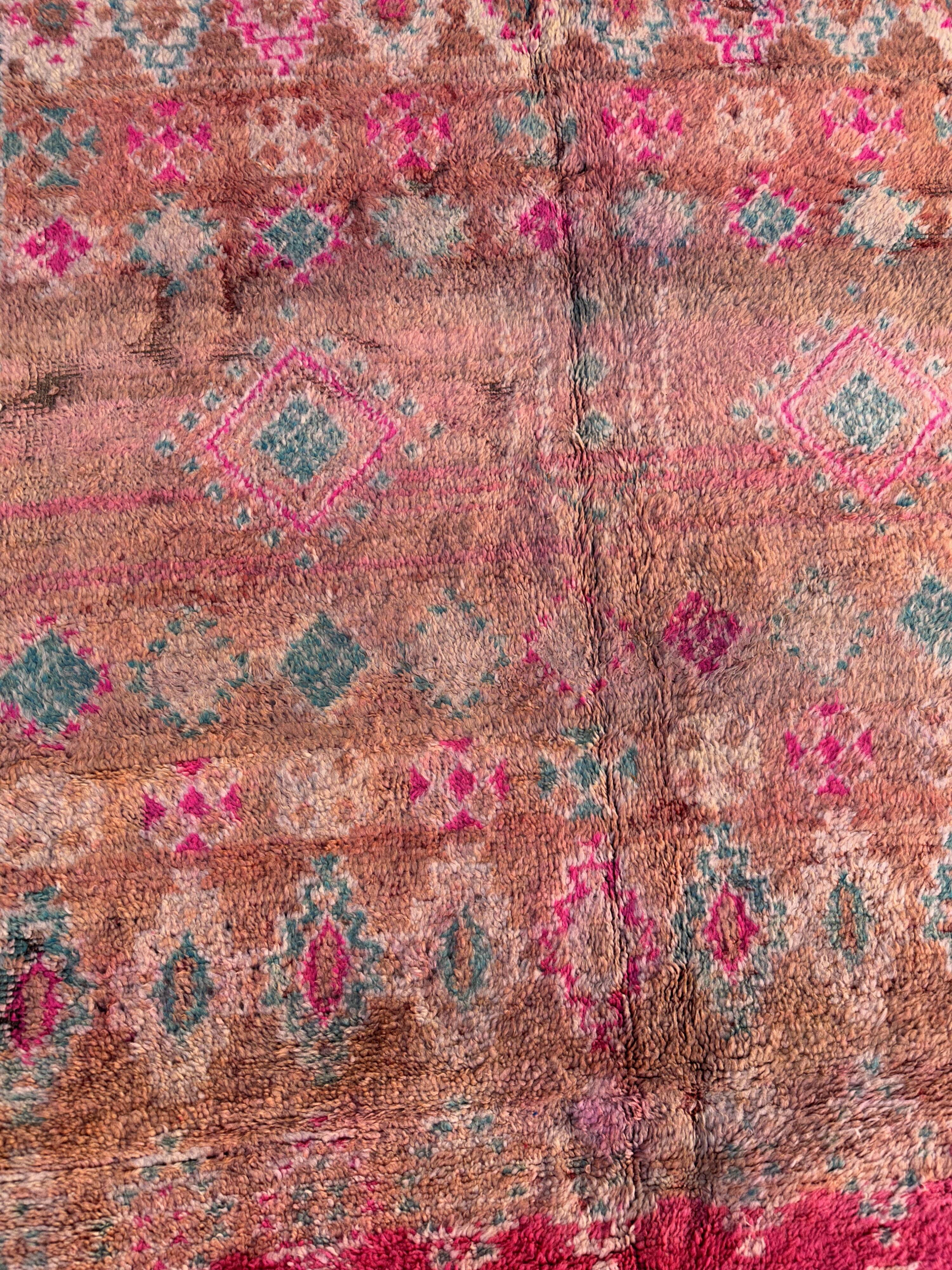 Tapis Marocain Boujad coloré - 328 x 191 cm