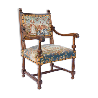 Louis XIII style armchair