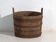 Old wooden barrel with iron straps – Central Europe, circa 1920