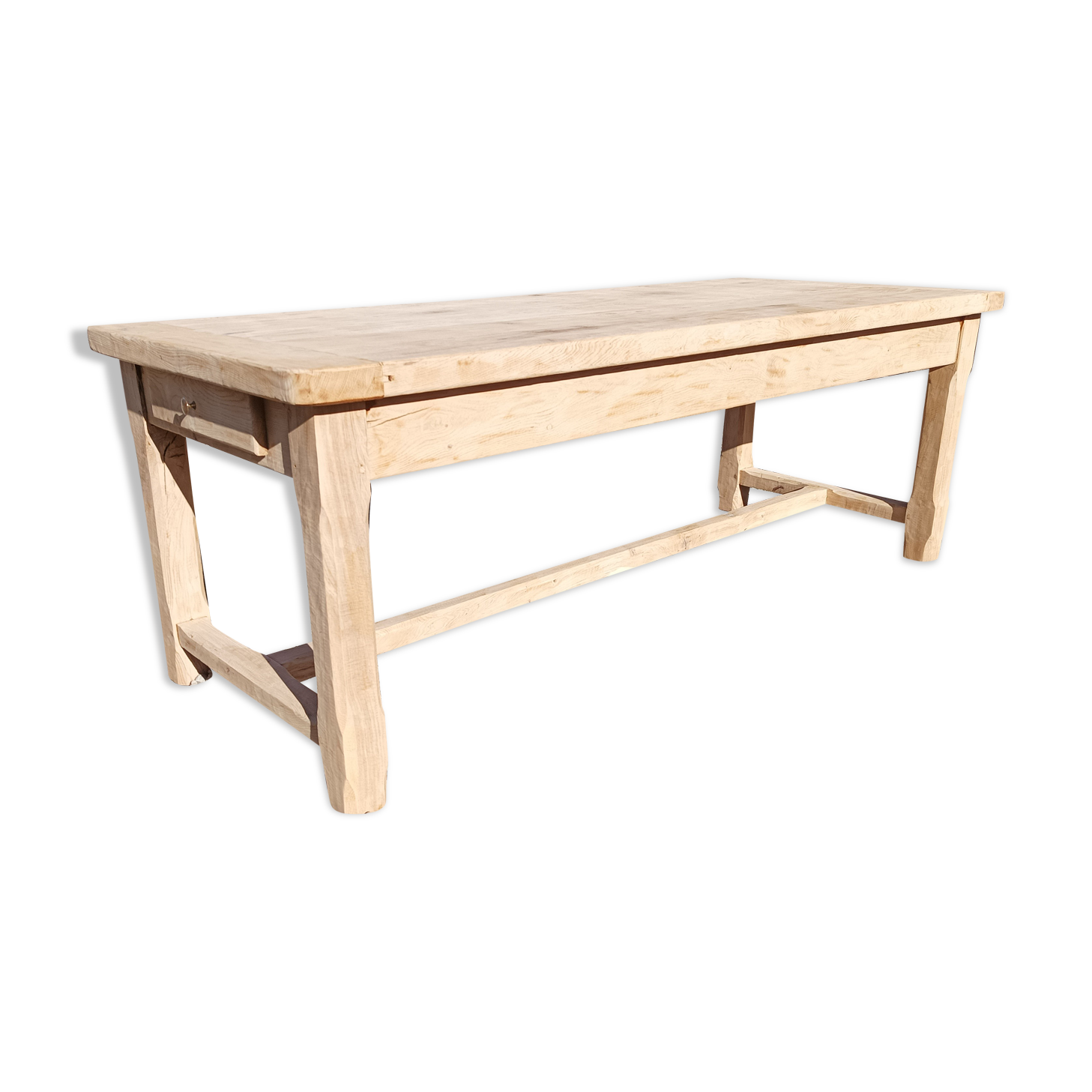 Old solid oak farmhouse table
