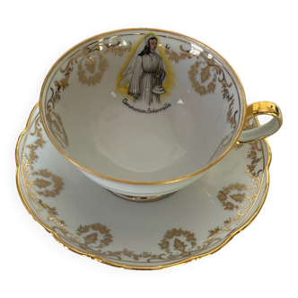 Limoges lunch cup - solemn communion