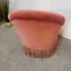 Paire de fauteuils crapaud vintage