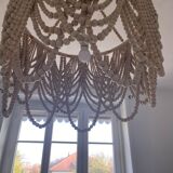 Suspension en bois naturel