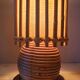 Old vintage Louis Sognot rattan lamp from the 50s and 60s