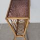 Rattan glass magazine holder